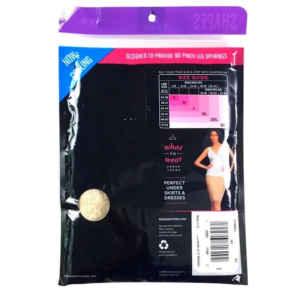 Maidenform Shapes Flexees Brief Firm Cool Comfort 3XL NIP - Picture 2 of 2